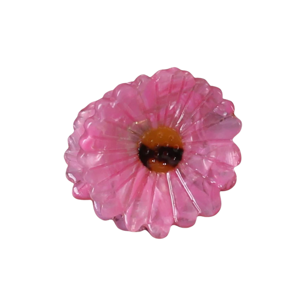 Antigone Mini Hair Clip Sunflower Pink