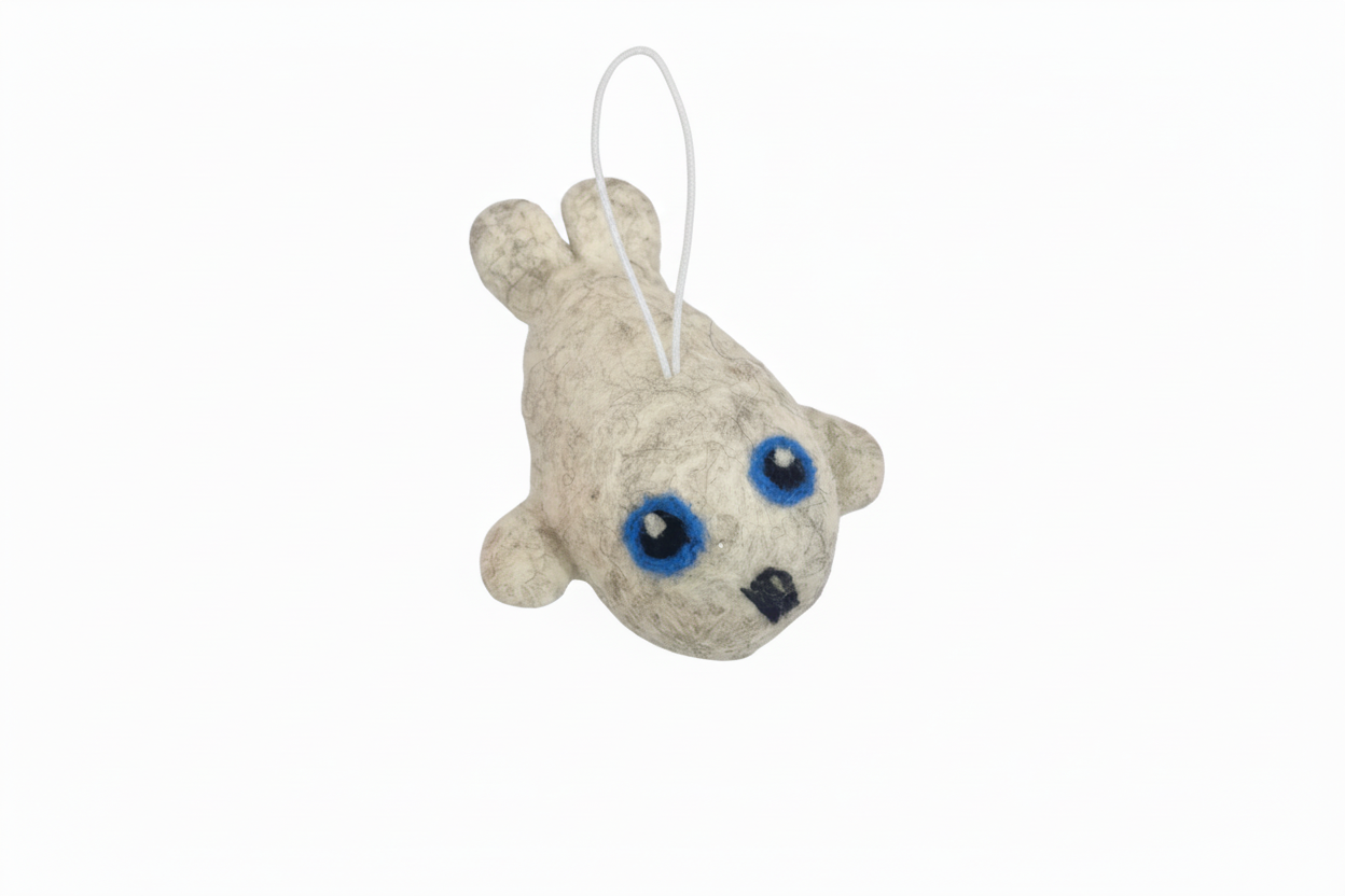 Felt Decoration Snow Seal Pup