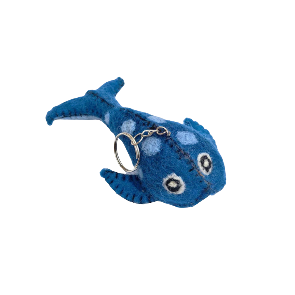 Felt Decoration Blue Whale