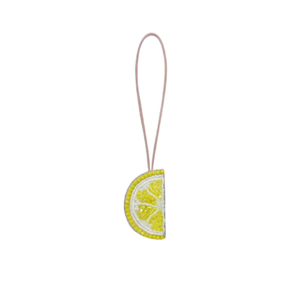 Beaded Hanging Decoration Lemon