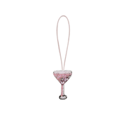 Beaded Hanging Decoration Cocktail Pink