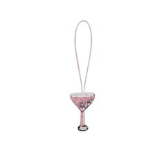 Beaded Hanging Decoration Cocktail Pink