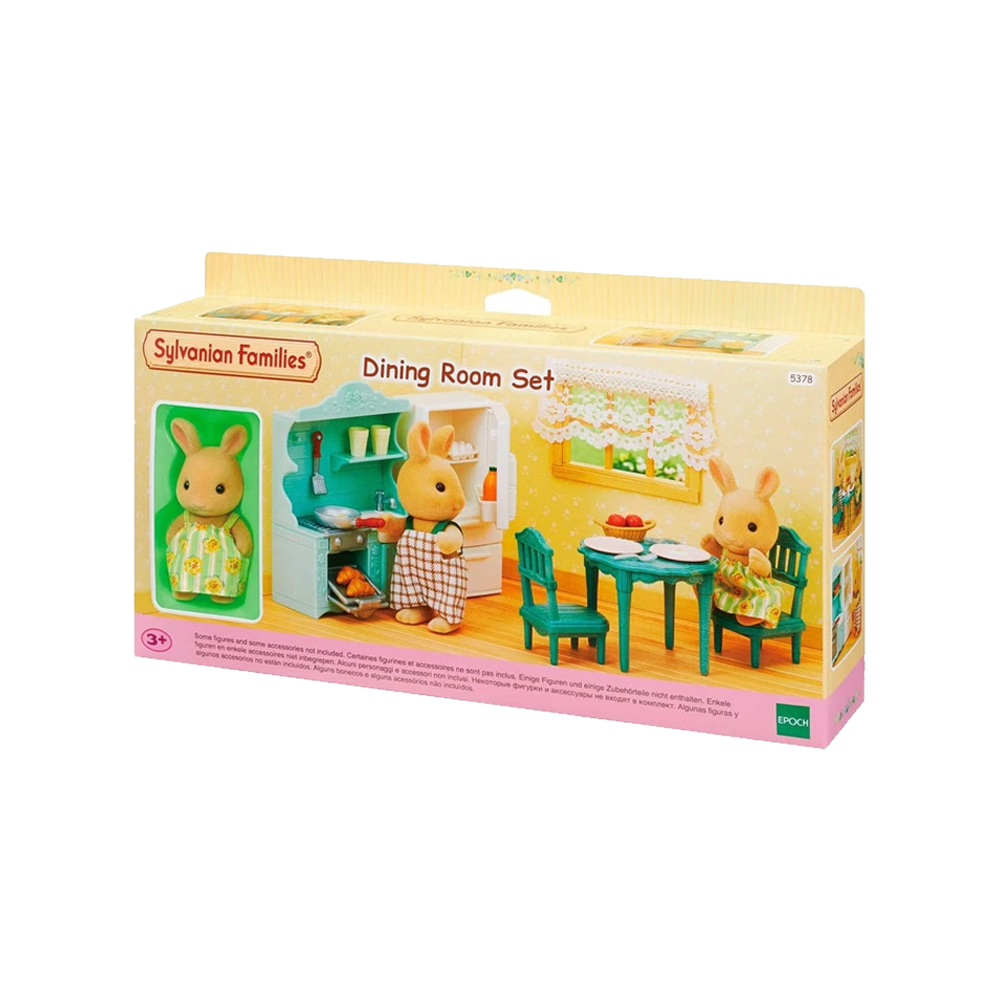 Sylvanian Families Dining Room Set with Sister