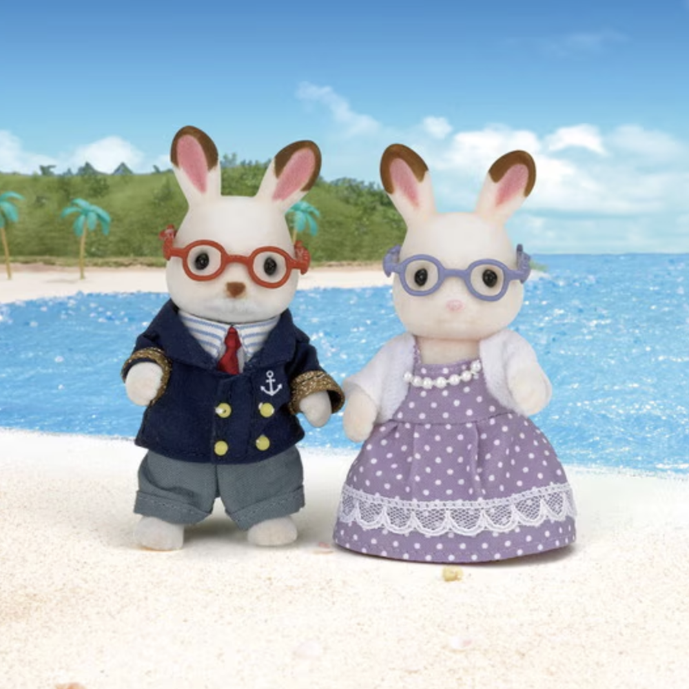 Sylvanian Families Chocolate Rabbit  Grandparents