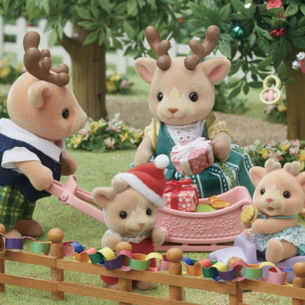 Sylvanian Families Christmas Reindeer Family Iko Iko