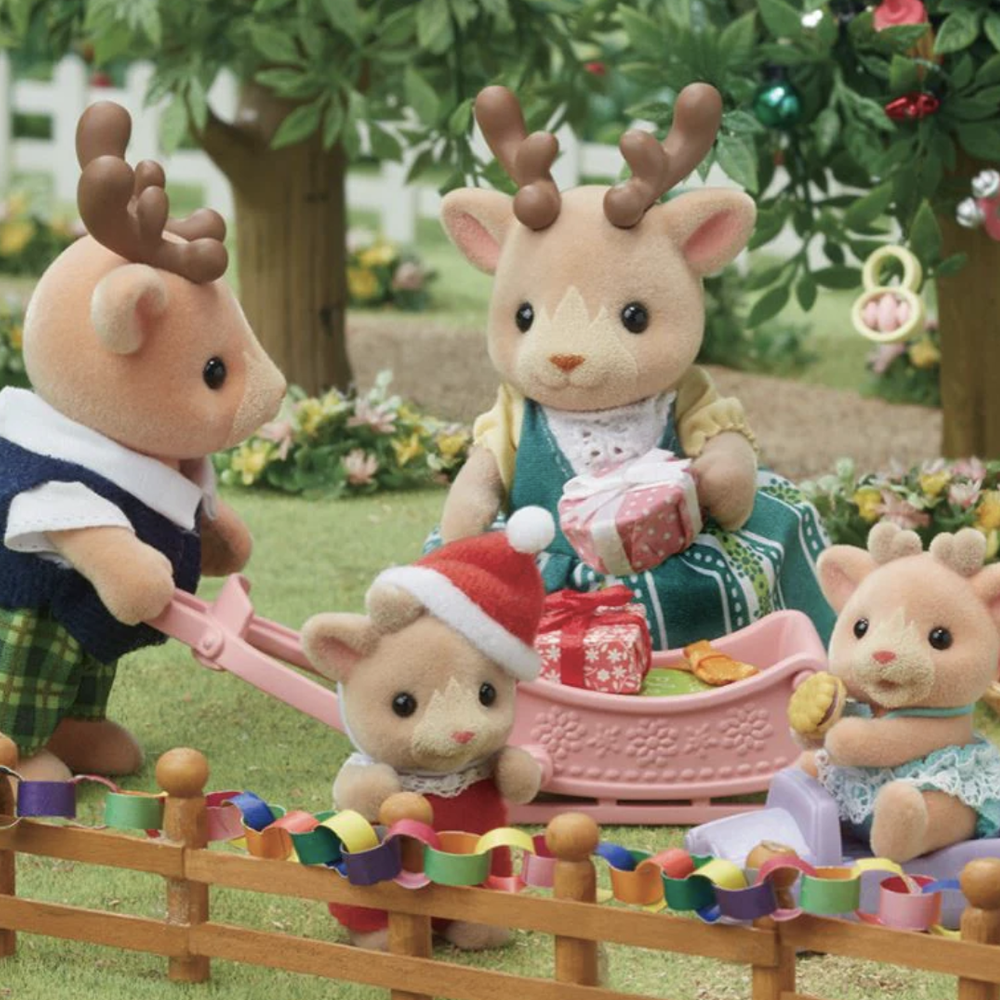 Sylvanian Families Christmas Reindeer Family