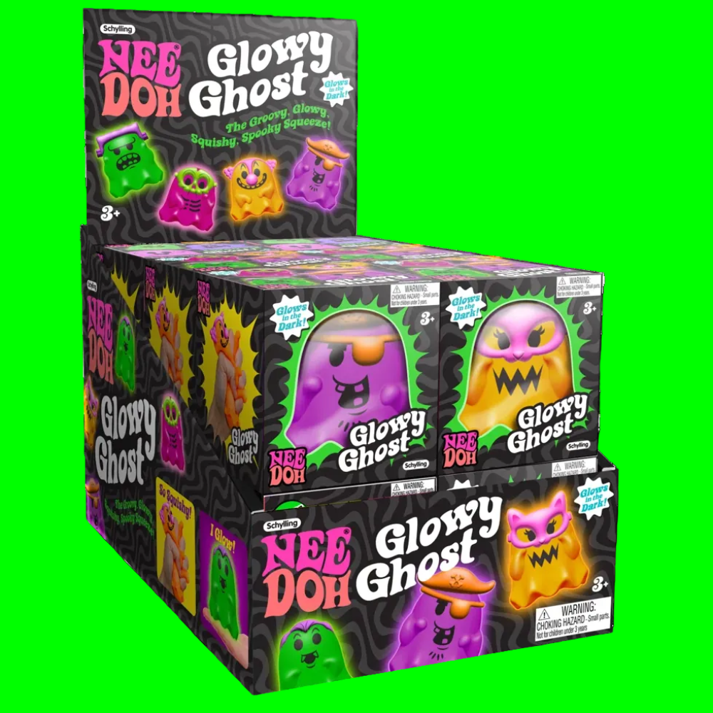 Nee Doh Glowy Ghost Assorted