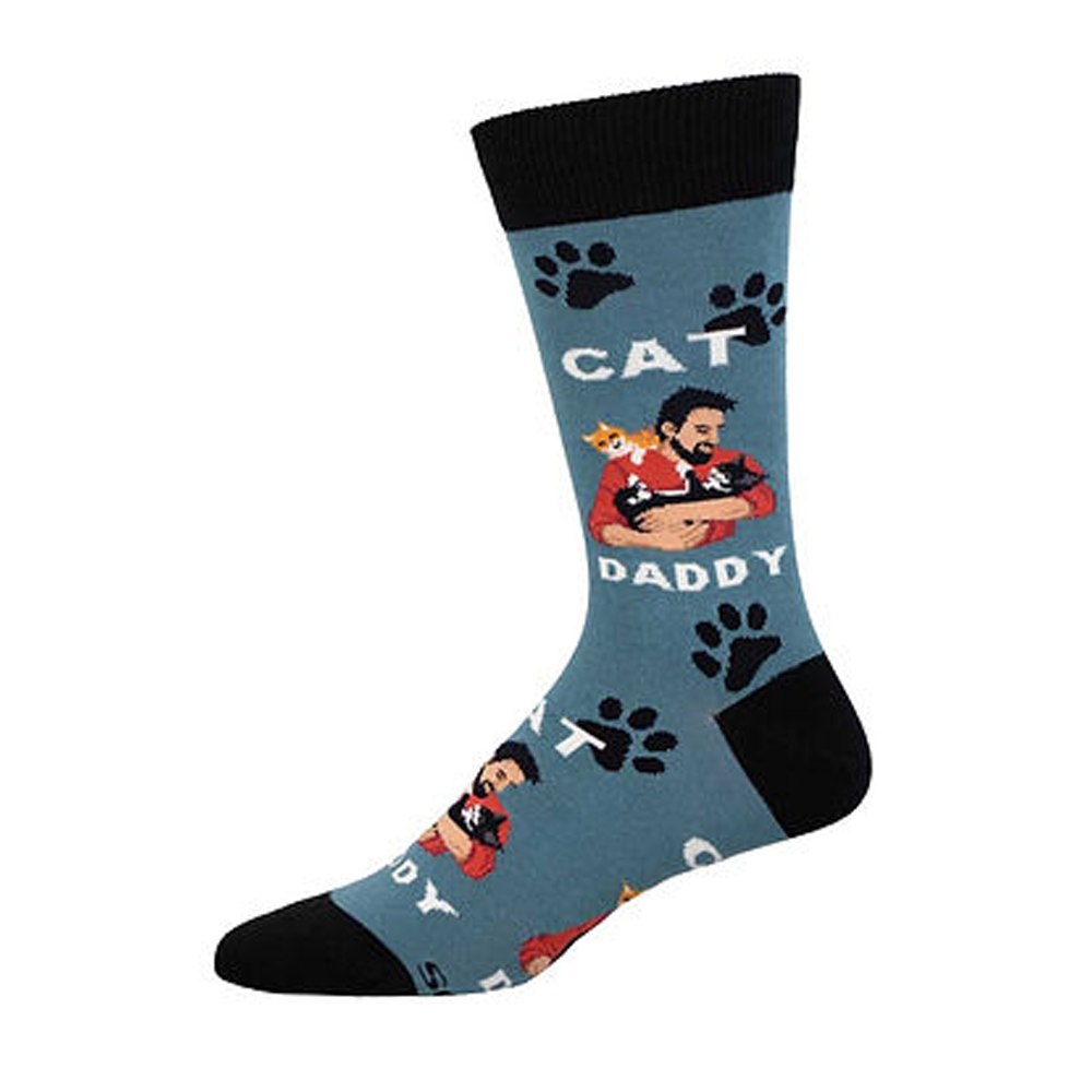 Socksmith Socks Mens Cat Daddy Blue