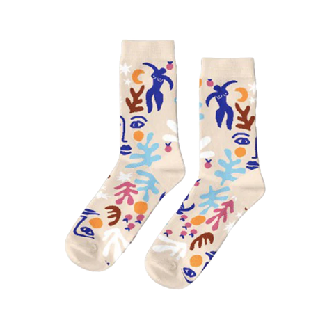 Yellow Owl Socks Matisse Small