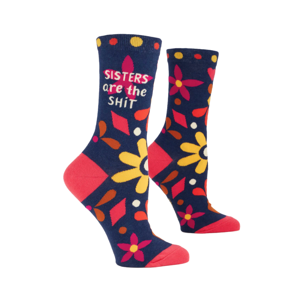 Blue Q Women's Socks  Sisters are the Sh*t