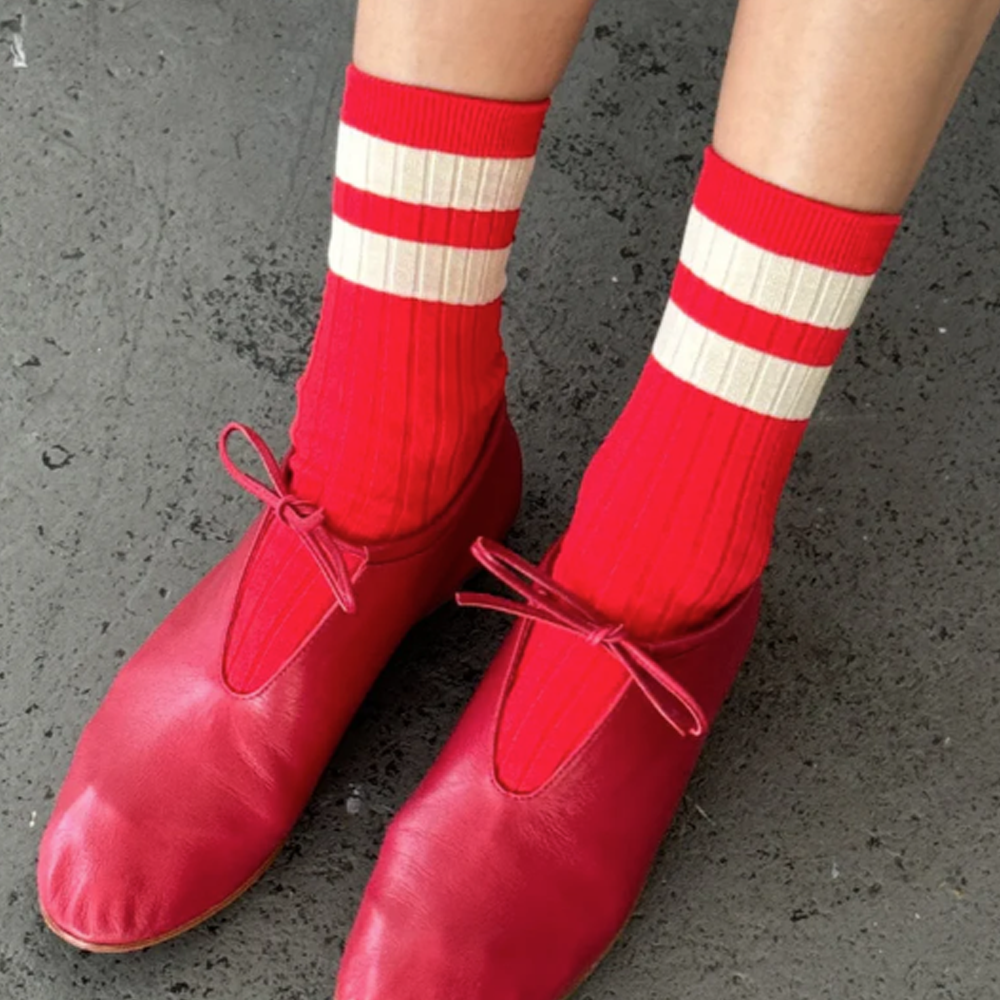 Le Bon Shoppe Socks Her Varsity Desire
