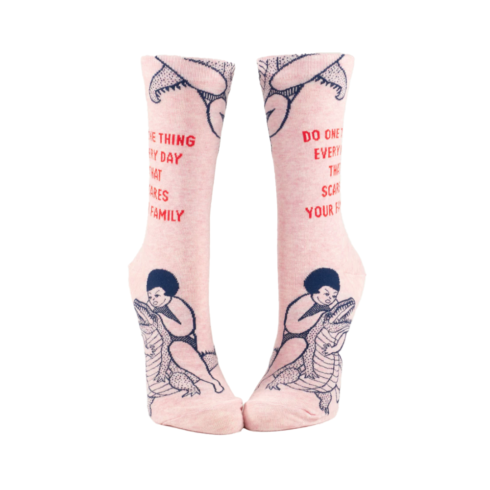 Blue Q Women's Socks Scares Your Family