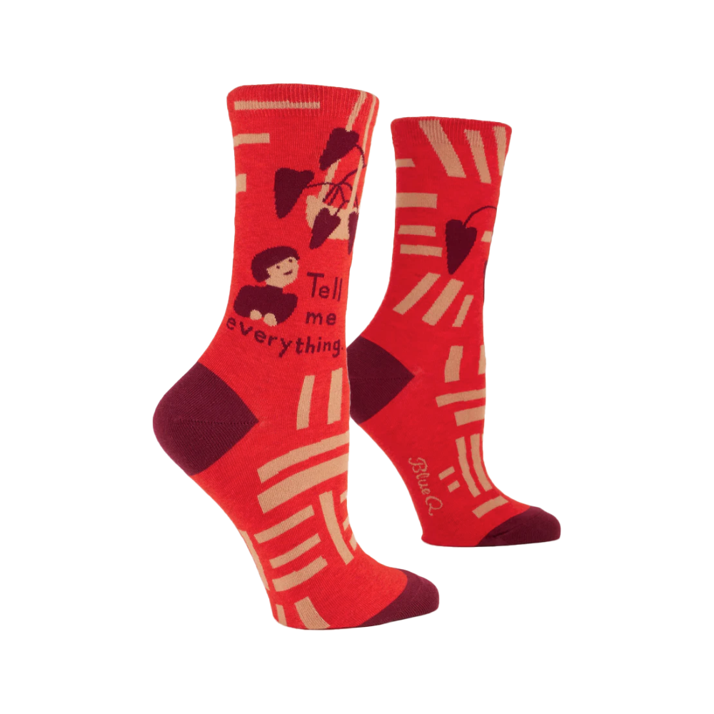 Blue Q Women's Socks Tell Me