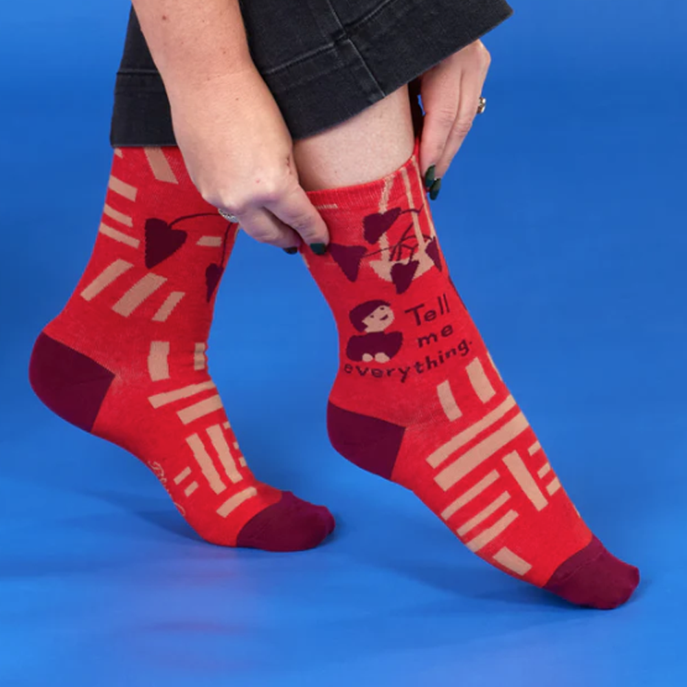 Blue Q Women's Socks Tell Me