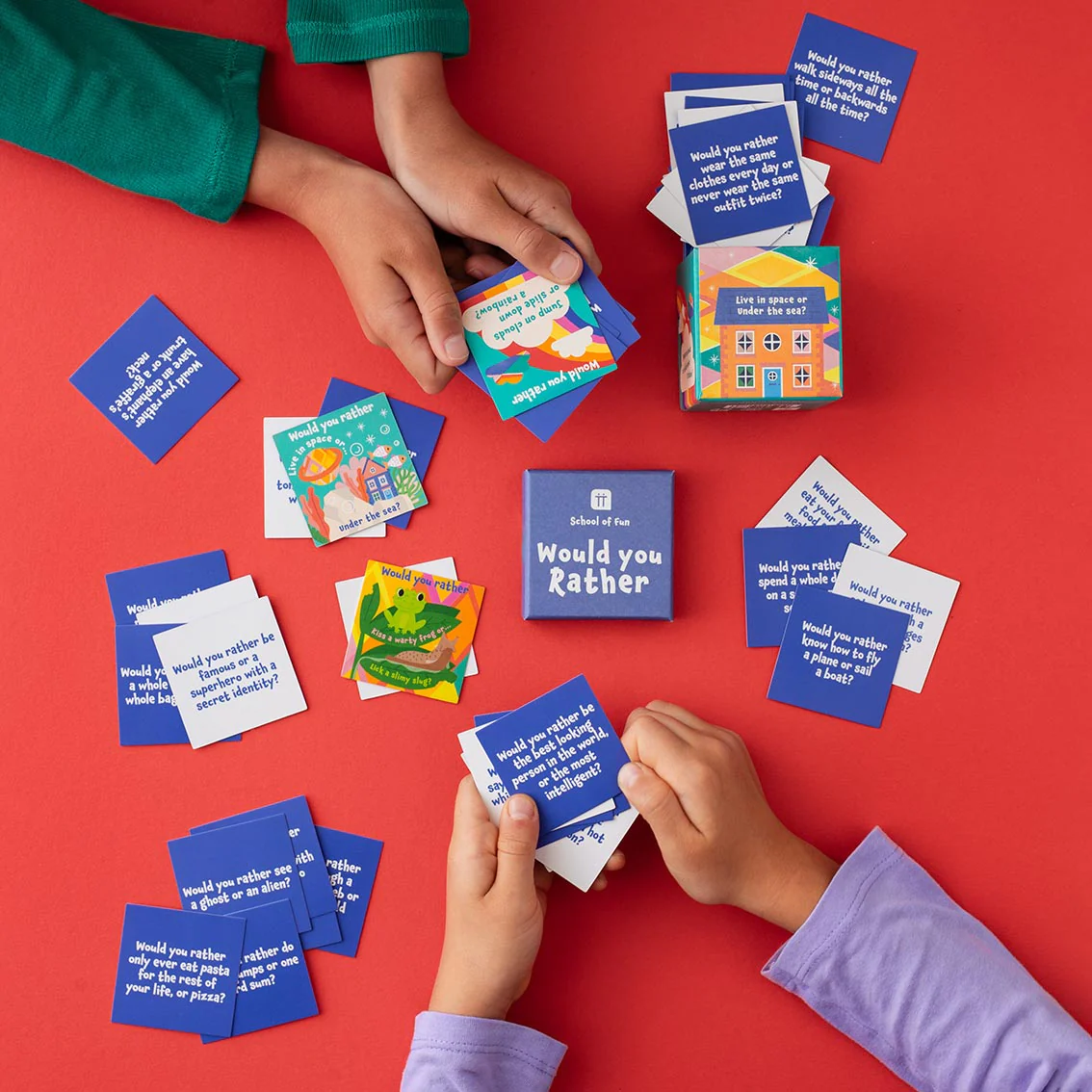 Talking Tables School of Fun Kids Trivia & Games- Would You Rather ...