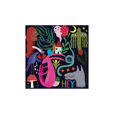 Studio Soph Ceramic Art Tile Hey