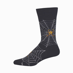 Socksmith Men's Socks Spider Webs Black