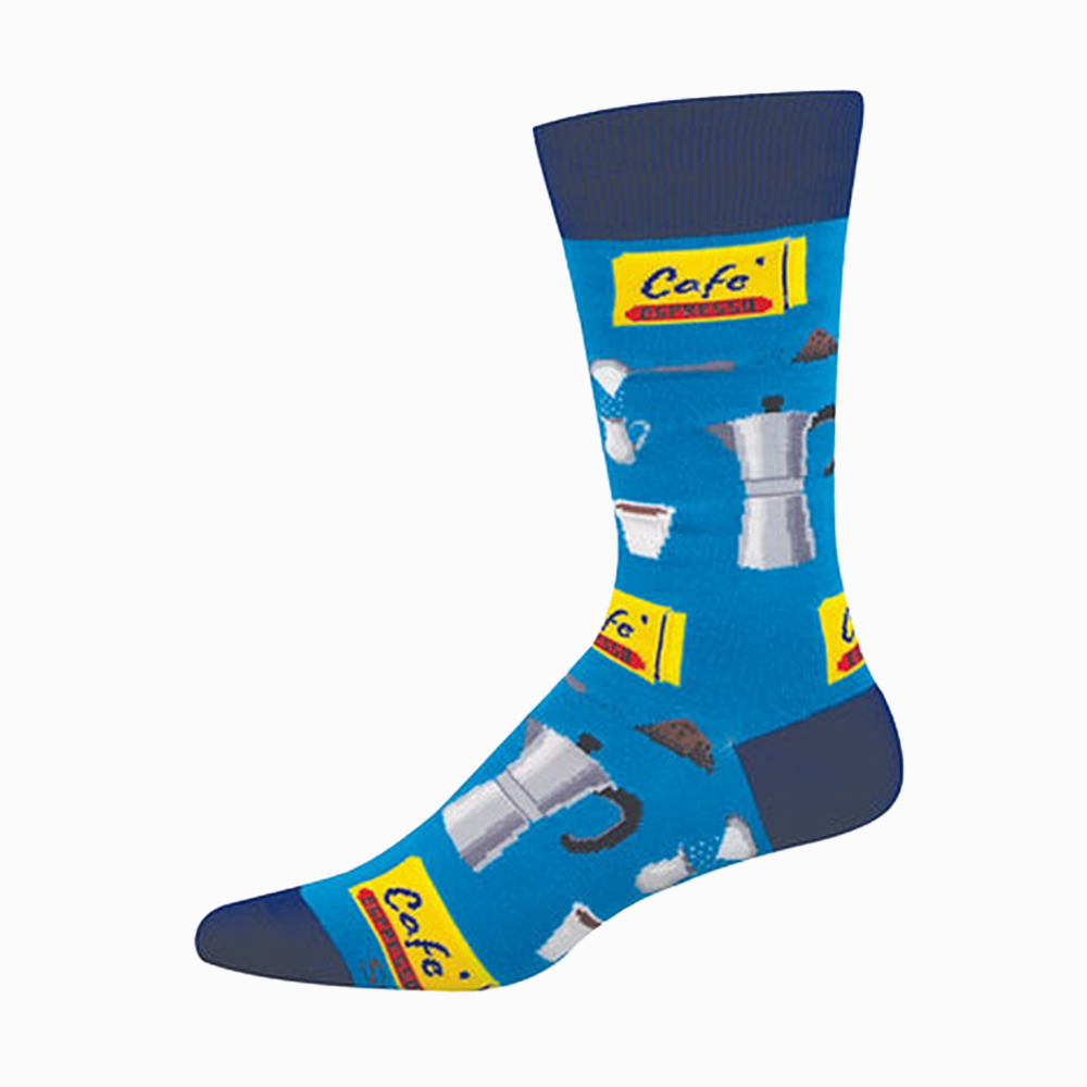 Socksmith Men's Socks Cafe Espresso Blue