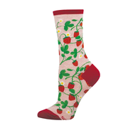 Socksmith Socks Women's Strawberry Vines Pink Heather
