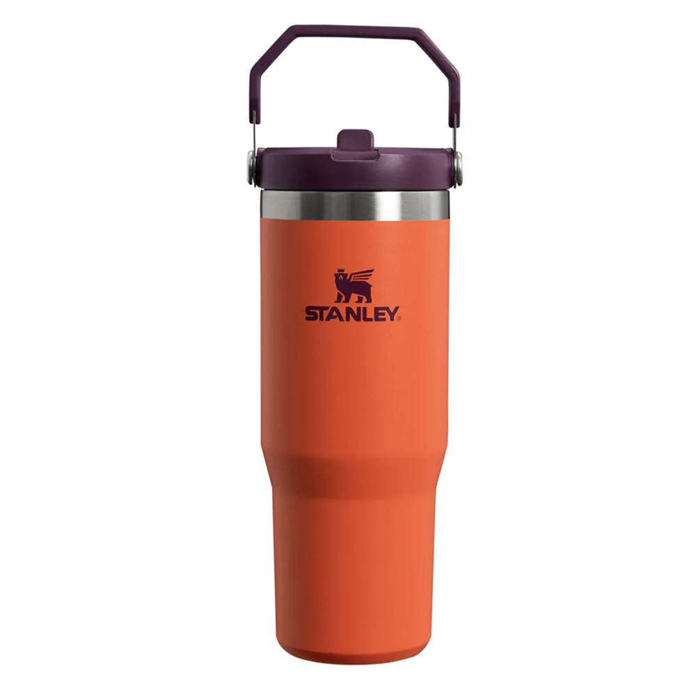 Stanley Ice Flow Flip Straw Tumbler 30oz Tigerlily Plum