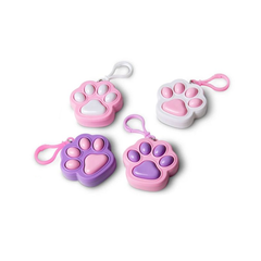 Fidget Paw Clicker Keychain