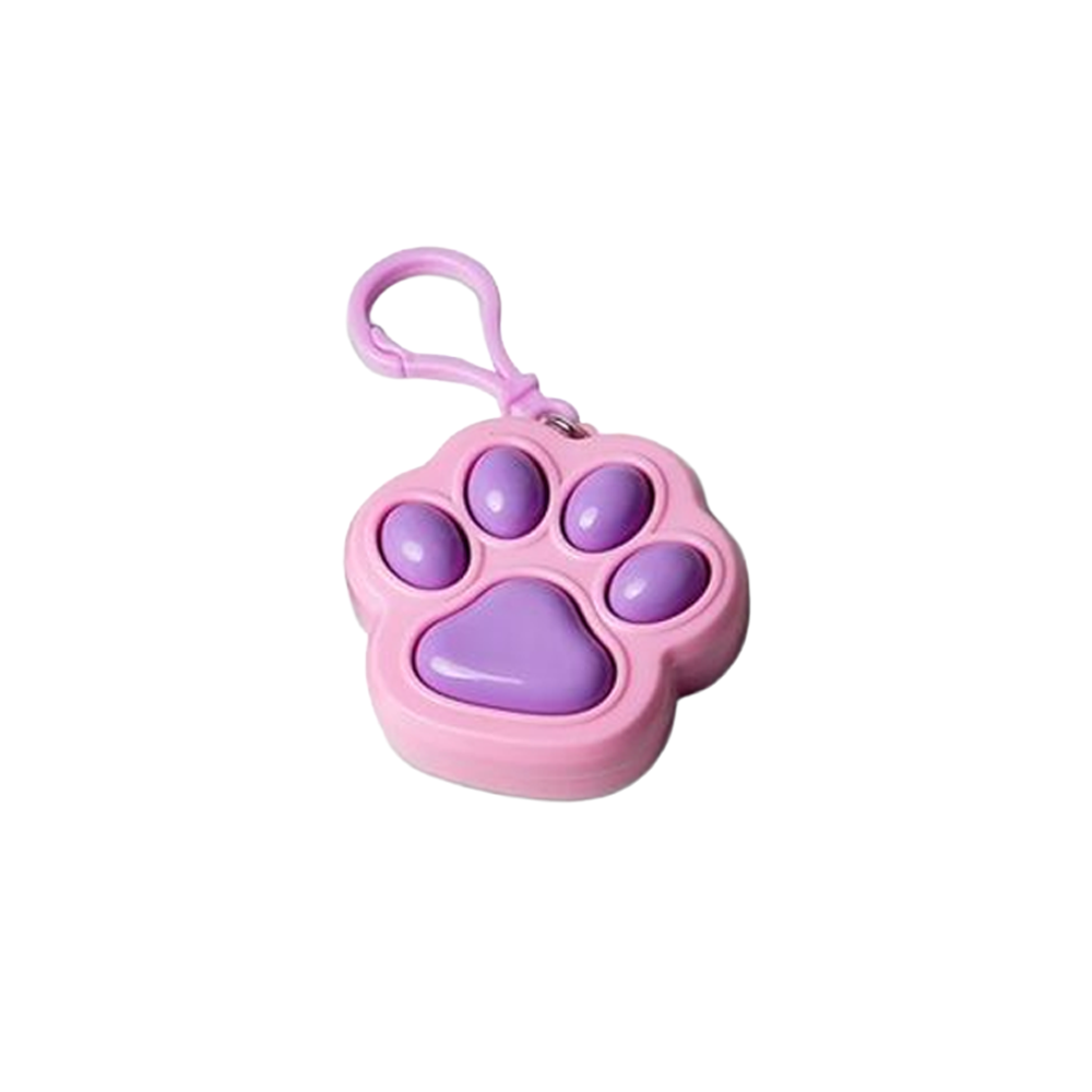 Fidget Paw Clicker Keychain
