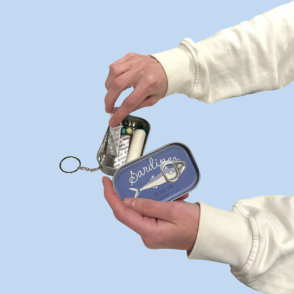 NPW Sardine Tin Keychain