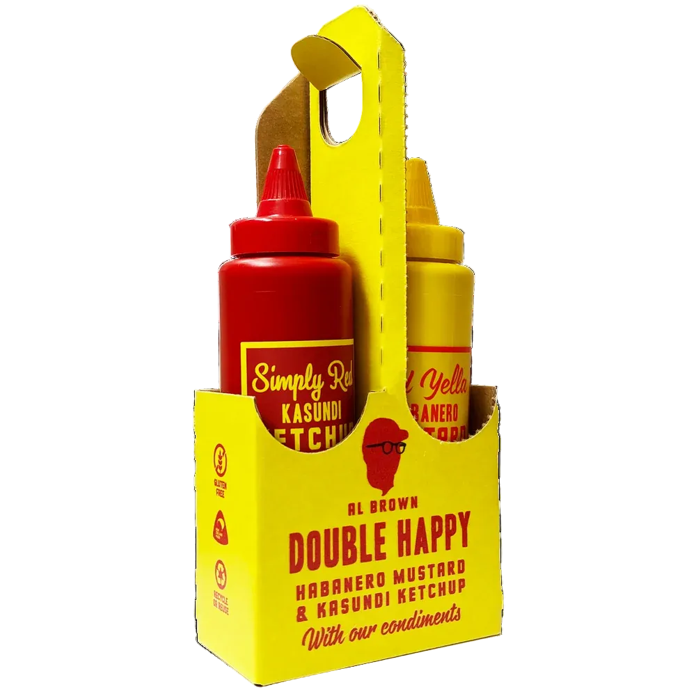 Al Brown's  Double Happy Duo Old Yella & Simply Red 2 Pack