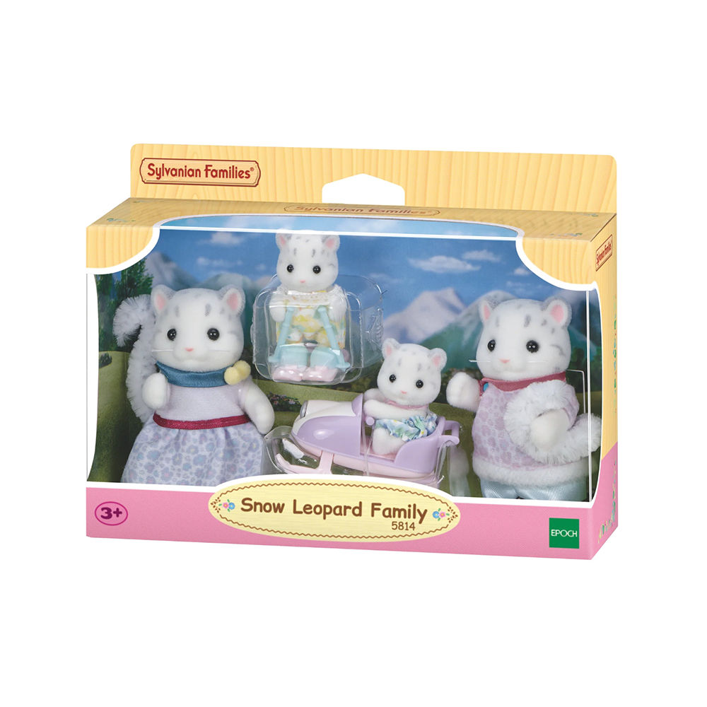 Sylvanian Families Snow Leopard Family