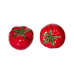 Ceramic Tomato Salt and Pepper Shakers
