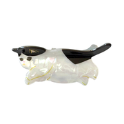 Kitten Claw Clip White