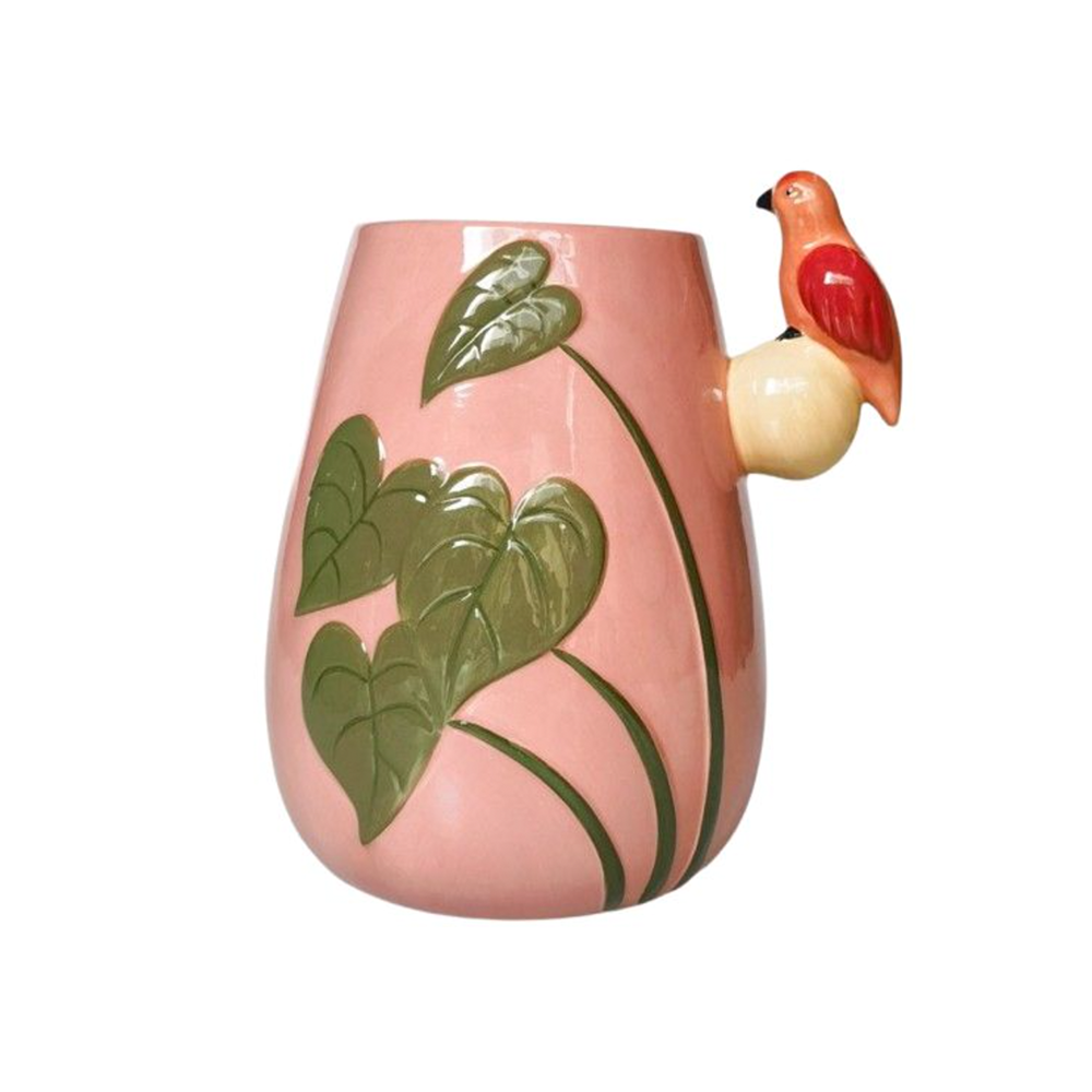 Ceramic Madagascar Vase Pink