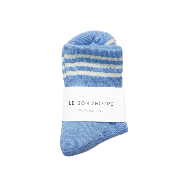 Le Bon Shoppe Girlfriend Socks Parisian Blue