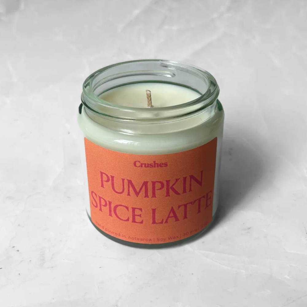 Crushes Scented Soy Candle Pumpkin Spiced Latte 120g