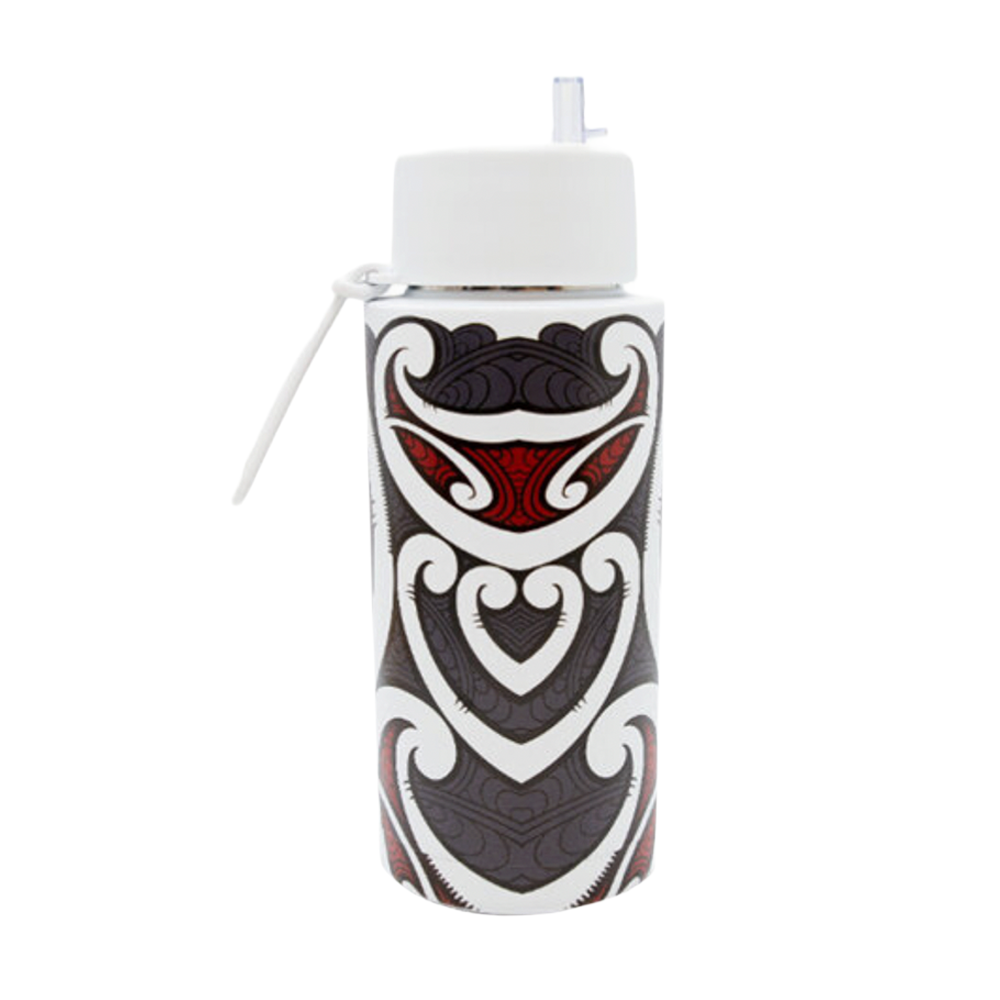 Moana Road X Miriama Grace-Smith Drink Bottle 1 Litre Red