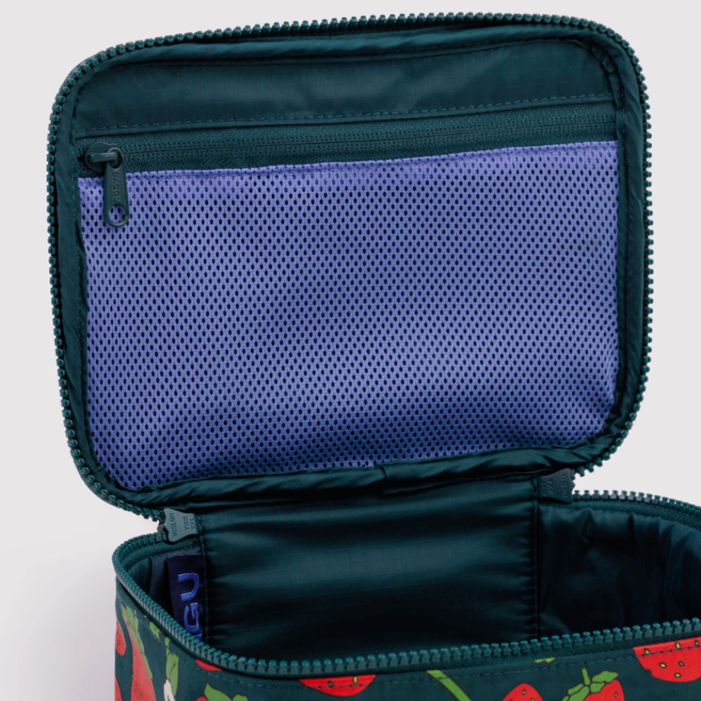 Baggu Small Cosmetic Case  Strawberry Blossom