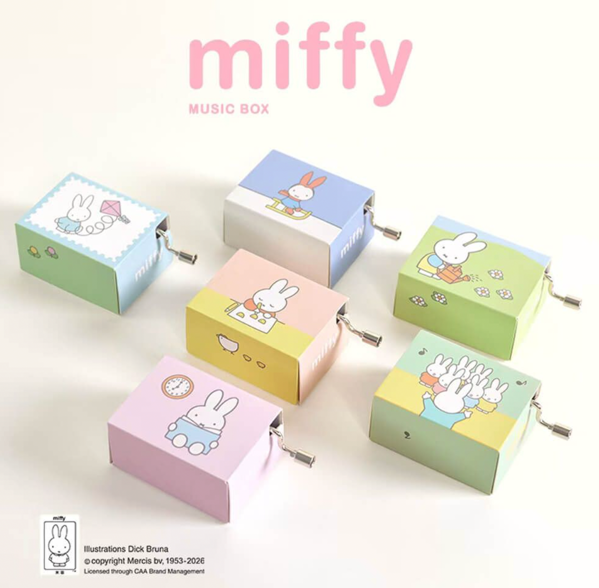 Miffy Wind Up Musical Box Blind Box