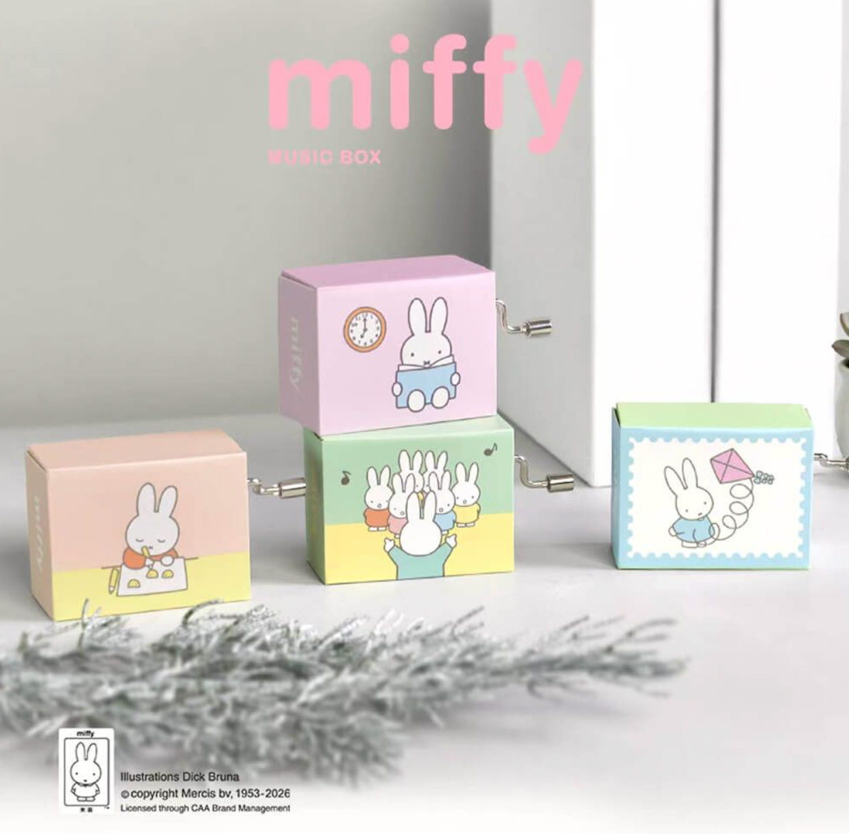 Miffy Wind Up Musical Box Blind Box