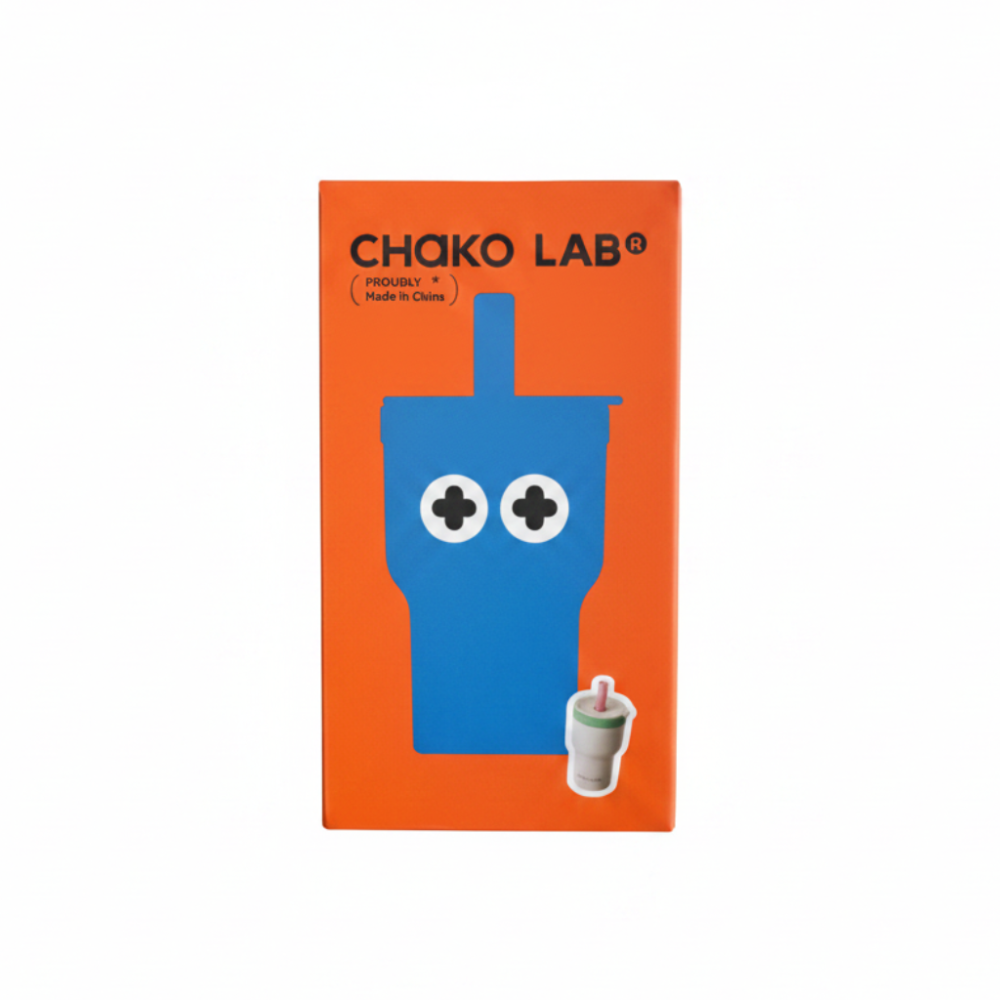 Chako Lab Dual layer Tumbler White Green