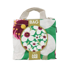 100% NZ Shopping Bag Bright Botanical Mānuka