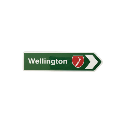 Road Sign Magnet Wellington