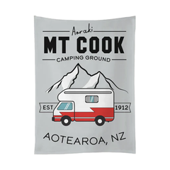 Moana Road Tea Towel Mt. Cook Camp Ground
