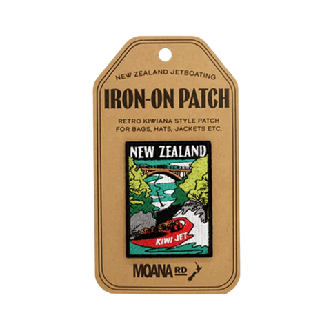 Moana Road Iron-On Patch NZ Jet Boating