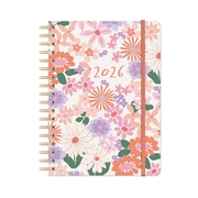 Orange Circle 2026 Tab Planner Secret Garden