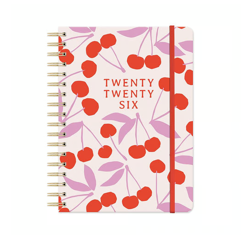 Orange Circle 2026 Tab Planner Cherry Sweet
