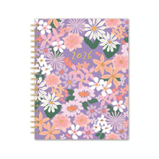 Orange Circle 2026 Extra Large Spiral Planner Secret Garden