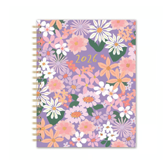 Orange Circle 2026 Extra Large Spiral Planner Secret Garden