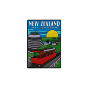 Moana Road Silicone New Zealand Magnet Wellington Cable Car