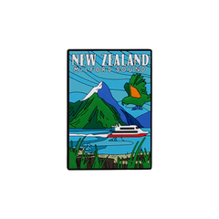 Moana Road Silicone New Zealand Magnet Milford Sound