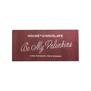 House of Chocolate Three Piece Raspberry Creme Dark Chocolate Bonbons